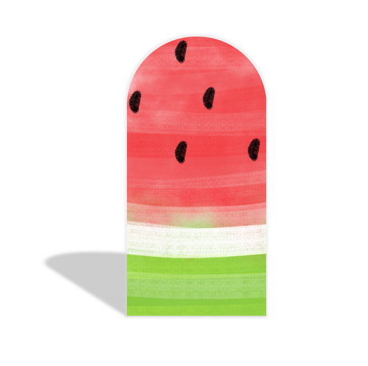 Watermelon Theme Happy Birthday Party Arch Backdrop Wall Cloth Cover