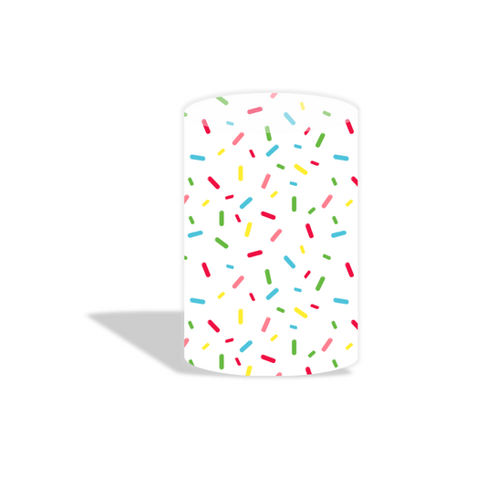 Grow up donut birthday baby shower party decoration round circle backdrop cover plinth cylinder pedestal cloth cover