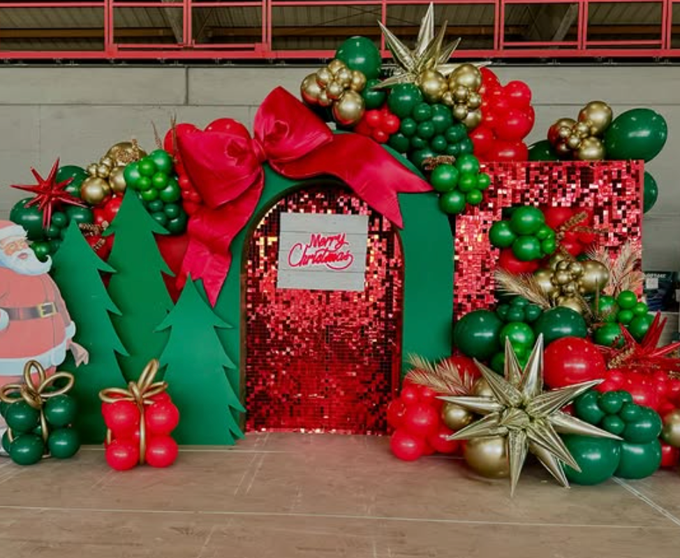 8ft by 8ft Red Sequin Shimmer Backdrop Wall Panels For Birthday Wedding Baby Shower Bridal