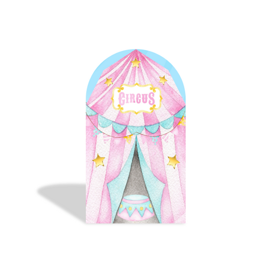 Circus Themed Party Birthday Party Arch Backdrop Wall Cloth Cover