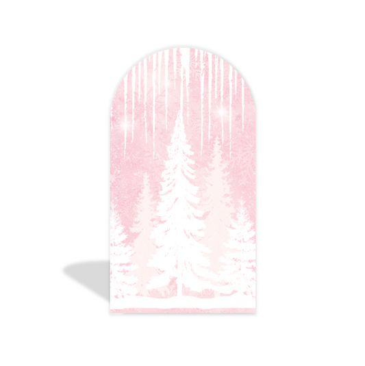Winter Wonderland Party Arch Backdrop Wall Cloth Cover