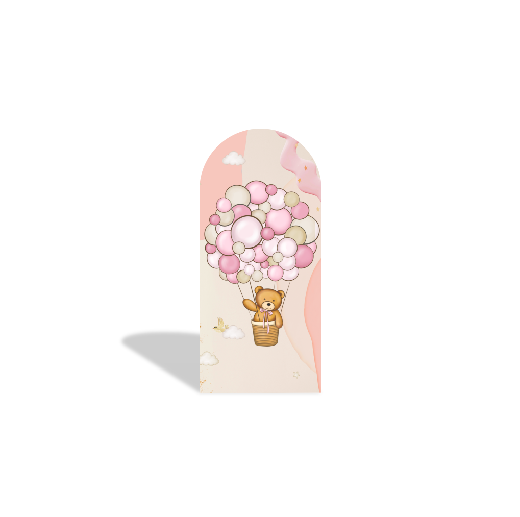 Teddy bear arch Birthday Party Arch Backdrop Wall Cloth Cover