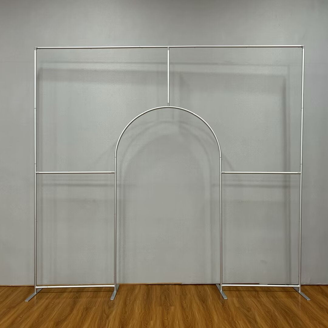 Aluminum Alloy Tube Open Door Welcome Arch Backdrop Wall Stand For Birthday Wedding Party Decoration