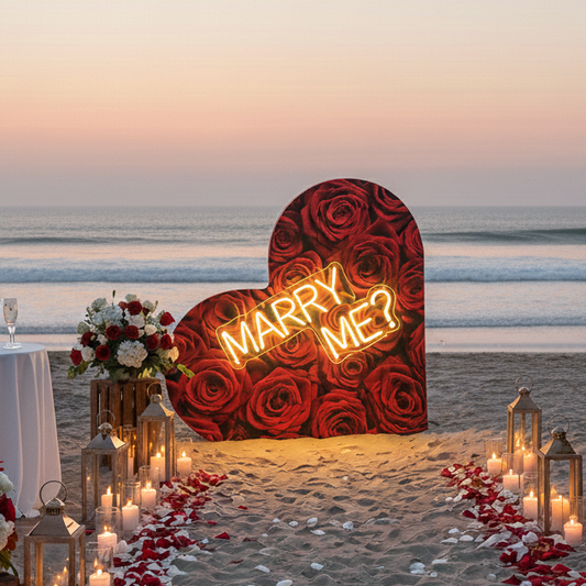 3d heart backdrop