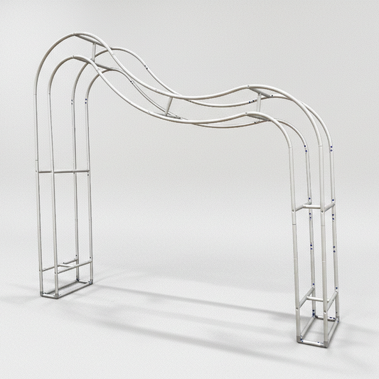 3D Wave Arches Stand Party Backdrop Stand