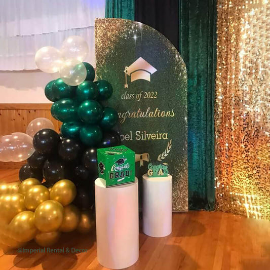 3x7ft Chiara Arch Frame with Tension Pillow Cover