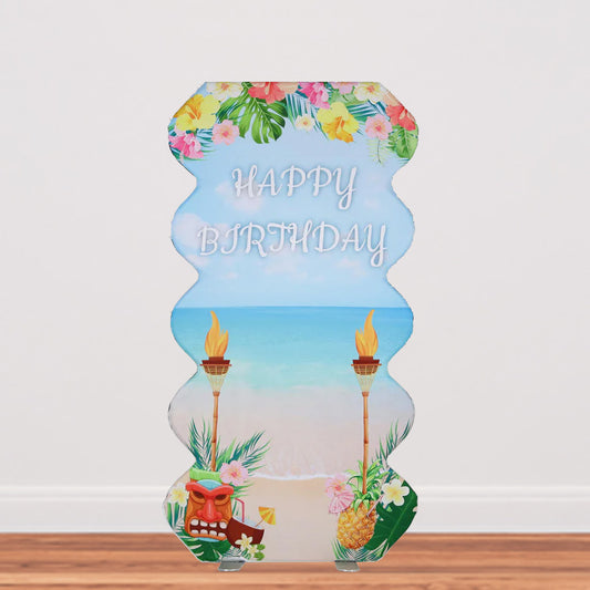 3x6ft Corrugated Spring Stand Party Backdrop Decor