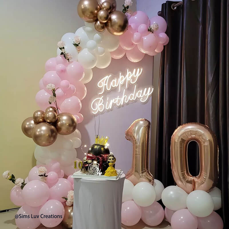 3x7ft Chiara Arch Frame with Tension Pillow Cover