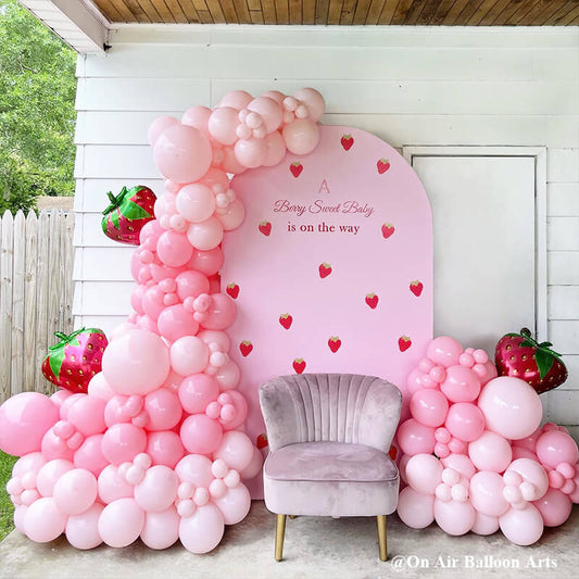 Custom Arch Backdrop Wall Cloth Cover For Birthday Baby Shower Bridal Anniversary Party