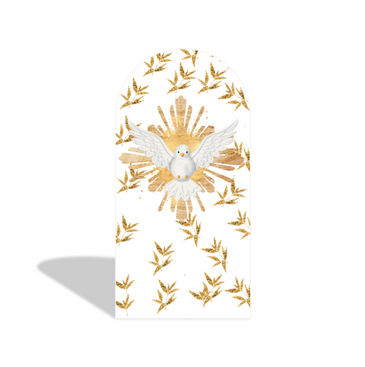 Baptism God Bless Christening Baby Shower Baptism Party Arch Backdrop Wall Cloth Cove