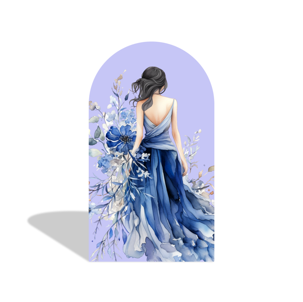 Sweet 15th 16th 18th Purple Butterfly Princess Girl Birthday Party Background Arch Backdrop Wall Cloth Cover