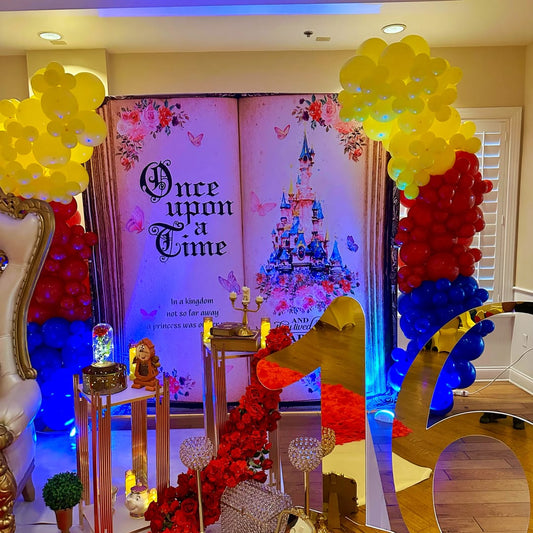 Castle Princess Pillow Case Photo Booth Backdrop1