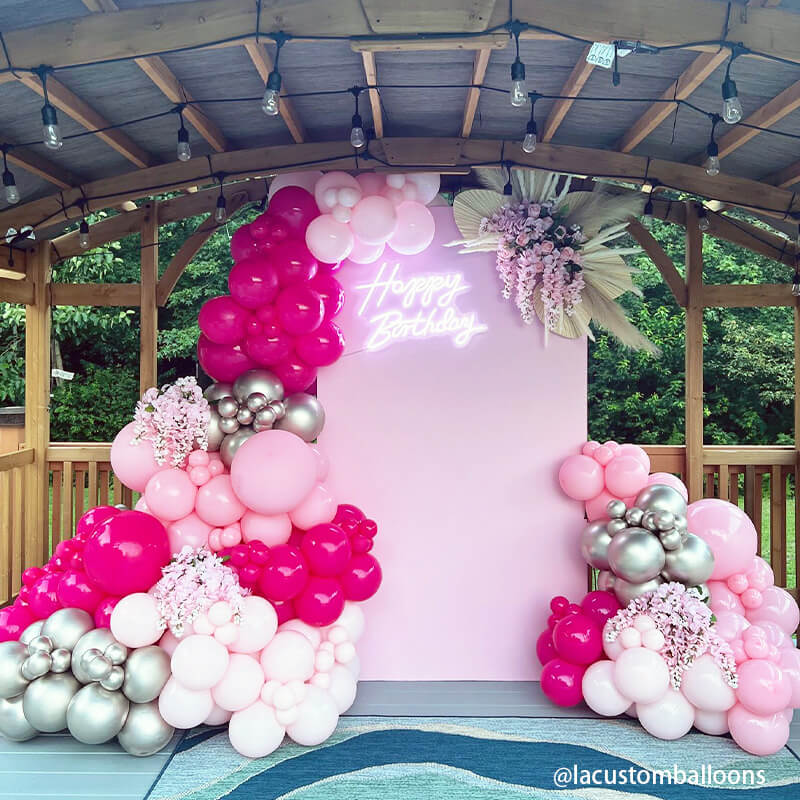 5*7.5Ft Aluminum Arch Backdrop Stand For Birthday Wedding Party Decoration