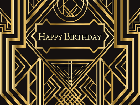 Gatsby Party Roaring Birthday Party Decoration Fabric Background Backdrop