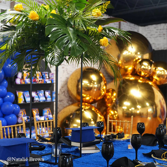 Golden Color Inflatable Mirror Ball Reusable Big Bubble Shiny Balloon Balls