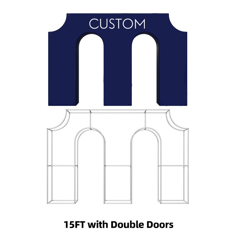 8x8ft 10x10ft Arc de Triomphe Party Backdrop Stand Triumphal Backdrop