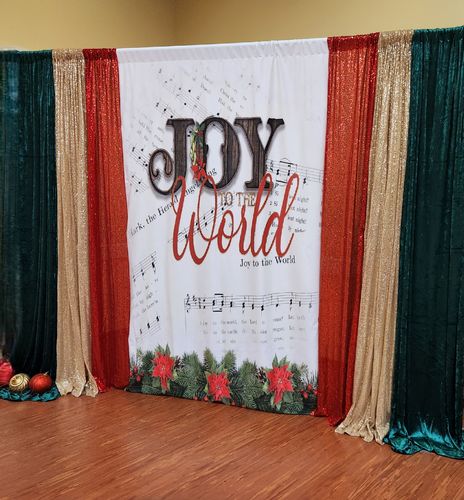 Custom Fabric Backdrop Step And Repeat For Birthday Wedding Baby Shower Party Decoration