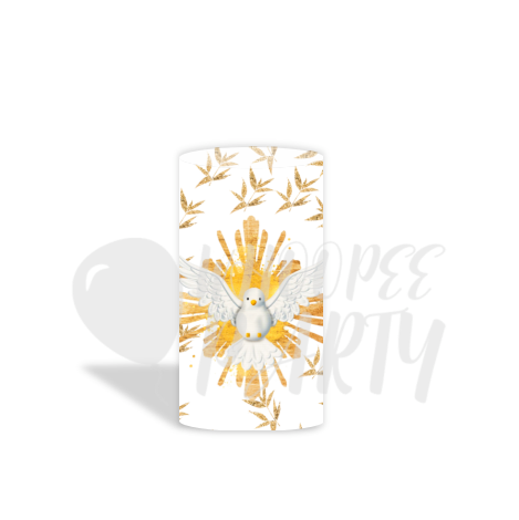 Baptism Mi Bautizo Decoration Round Circle Backdrop Cover Plinth Cylinder Pedestal Cover