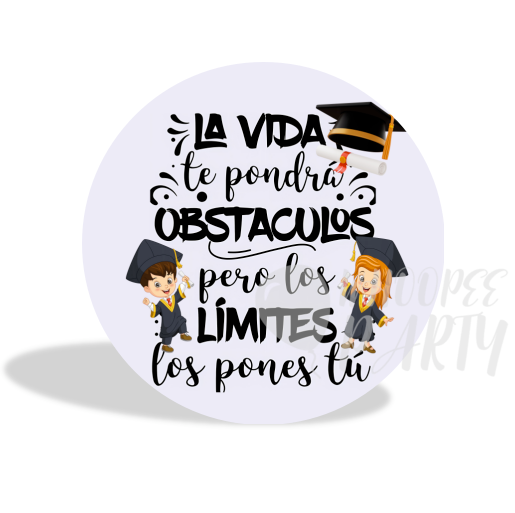 Graduation You Did It Decoration Round Circle Backdrop Cover Plinth Cylinder Pedestal Cover