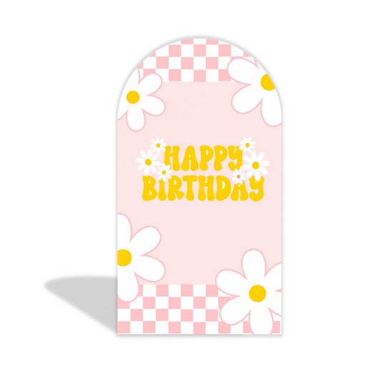 Groovy one arch - Fondo de pared con arco para fiesta de cumpleaños