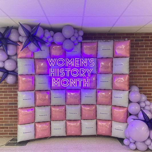 Customized Neon Sign Women’s History Month LED Neon Sign Proposal Party Decoration Backdrop