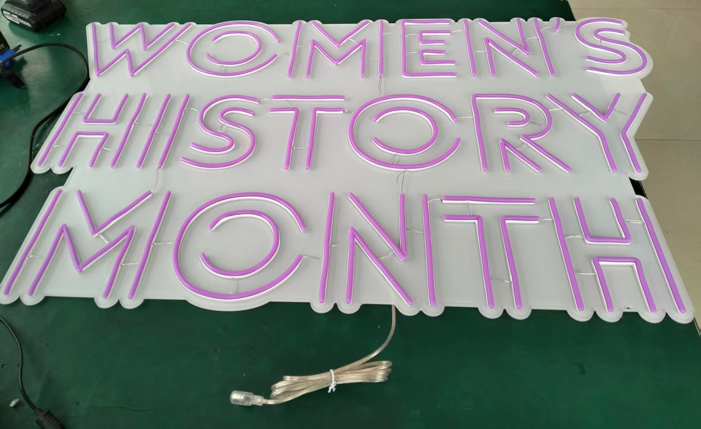 Customized Neon Sign Women’s History Month LED Neon Sign Proposal Party Decoration Backdrop