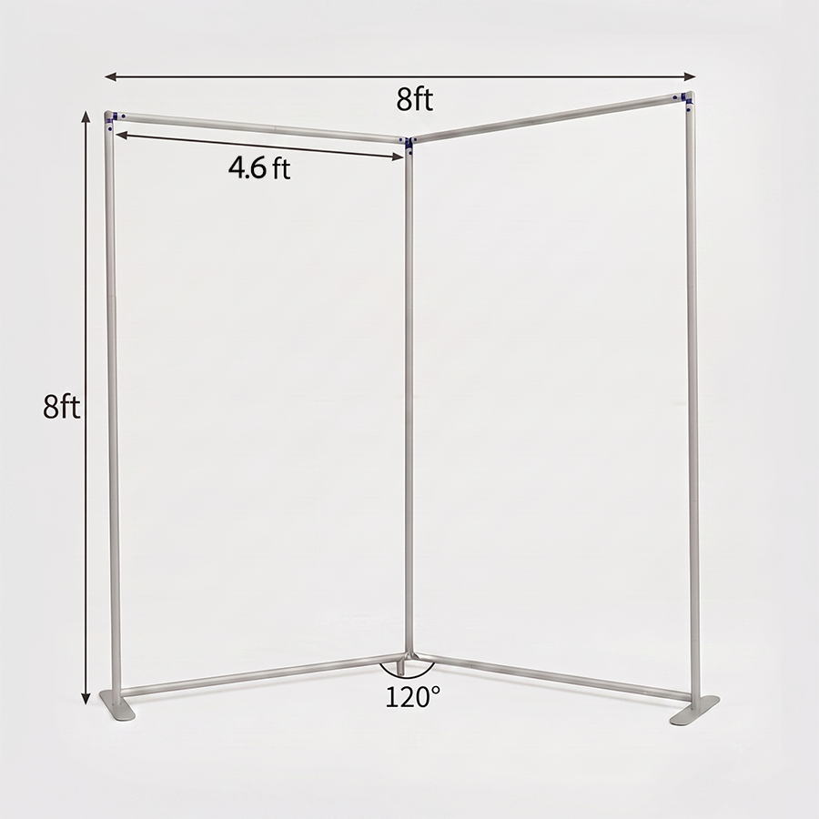 8ft by 8ft Open Book Backdrop Cover With Stand – Turn Every Event Into a Story