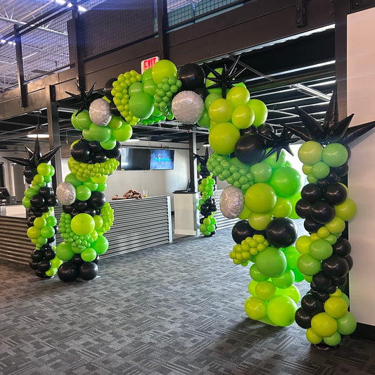 10x8ft Aluminum Alloy Tube Arch Balloon Flower Stand For Wedding Birthday Baby Shower