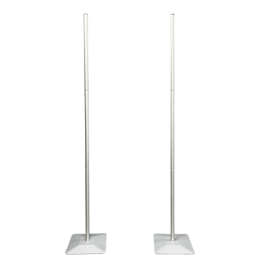 2pcs Adjustable Balloon Column Stand Flower Column Stand Made of Aluminum Alloy Tube For Party Decoration