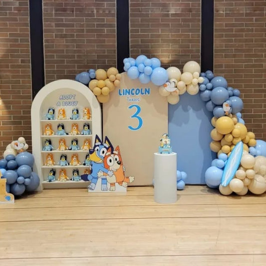 Aluminum Alloy Chiara Arch Backdrop Wall Stand And Cover Set For Baby Shower Birthday Wedding Party Decoration