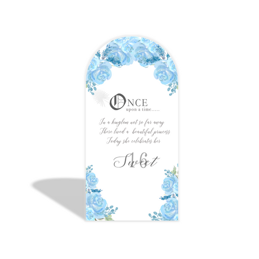 Sweet 16 Birthday Party Arch Backdrop Wall Cloth Cover