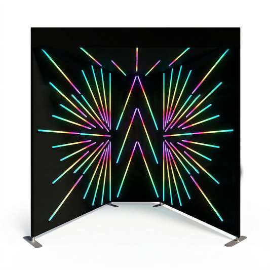 VOGUE Tunnel LED Walk-In Video Photo Booth Enclosure
