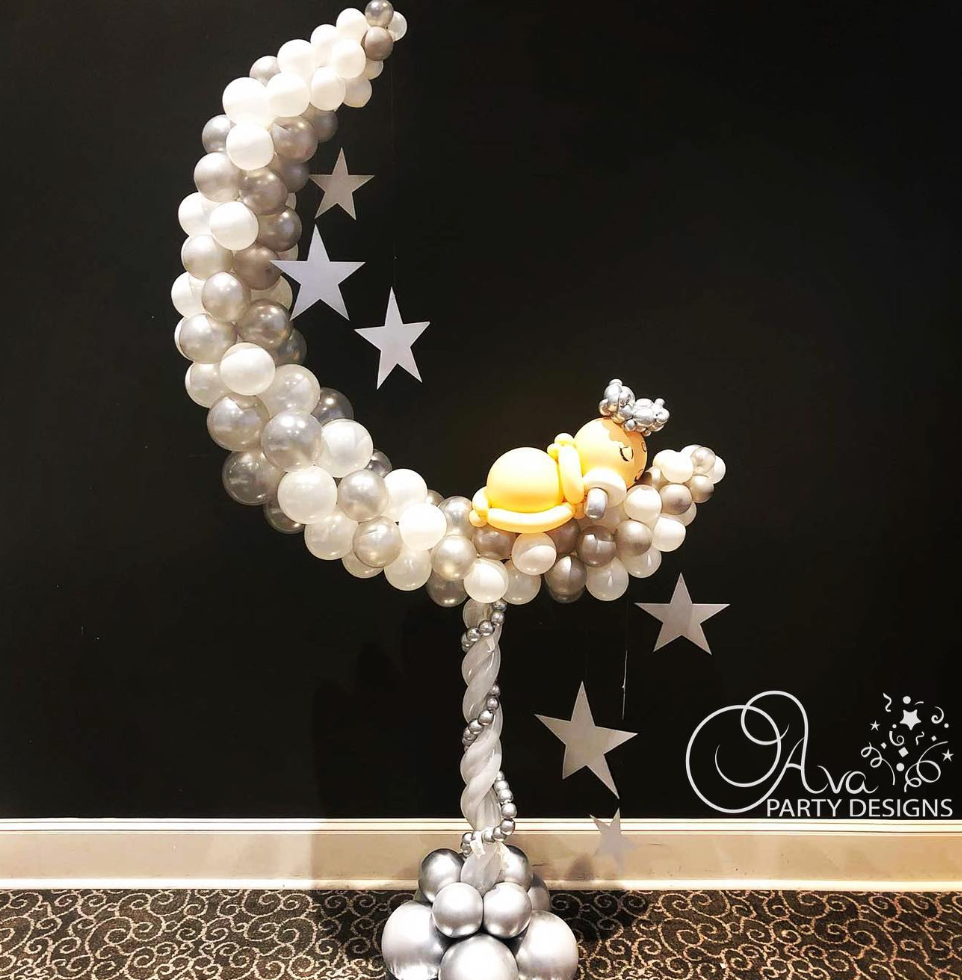 1m Round Flower Balloon Arch Stand – Build 4 Shapes: Question Mark, Moon, Circle & Semi-Circle