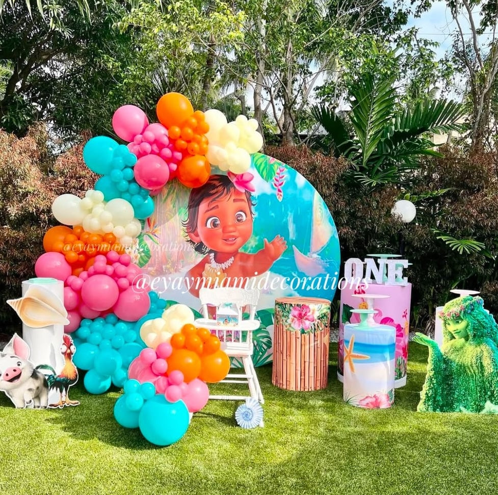 6ft 6.5ft Aluminum Alloy tube Round Circle Backdrop Stand For Wedding Birthday Baby Shower