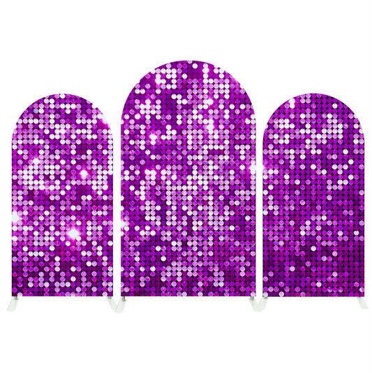 Shimmer Sequin Birthday Baby Shower Party Arch Backdrop Wall Cloth Cover