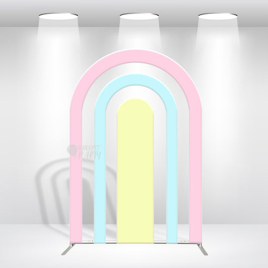 Rainbow Multi-Tier Arch Backdrop Wall Stand Made Of 32mm (Not 25mm) Diameter Aluminum Alloy Tube