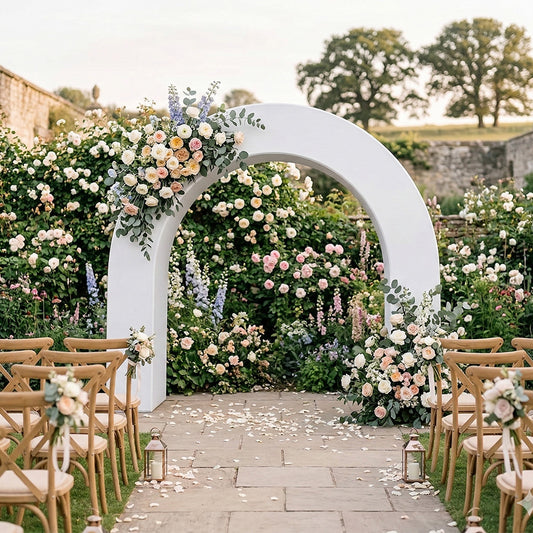 9x8ft 3D Arch Backdrop Stand For Birthday Wedding Party Decoration