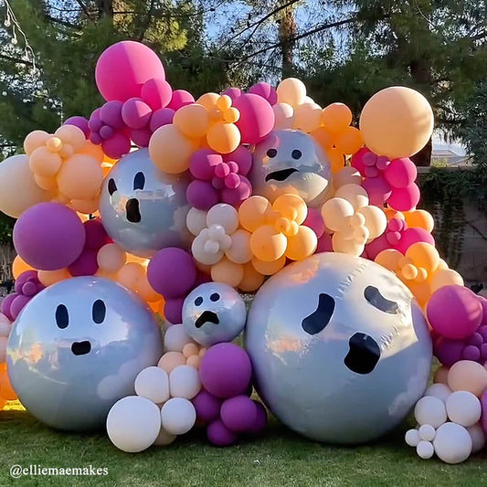 White Color Inflatable Mirror Ball Reusable Big Bubble Shiny Balloon Balls