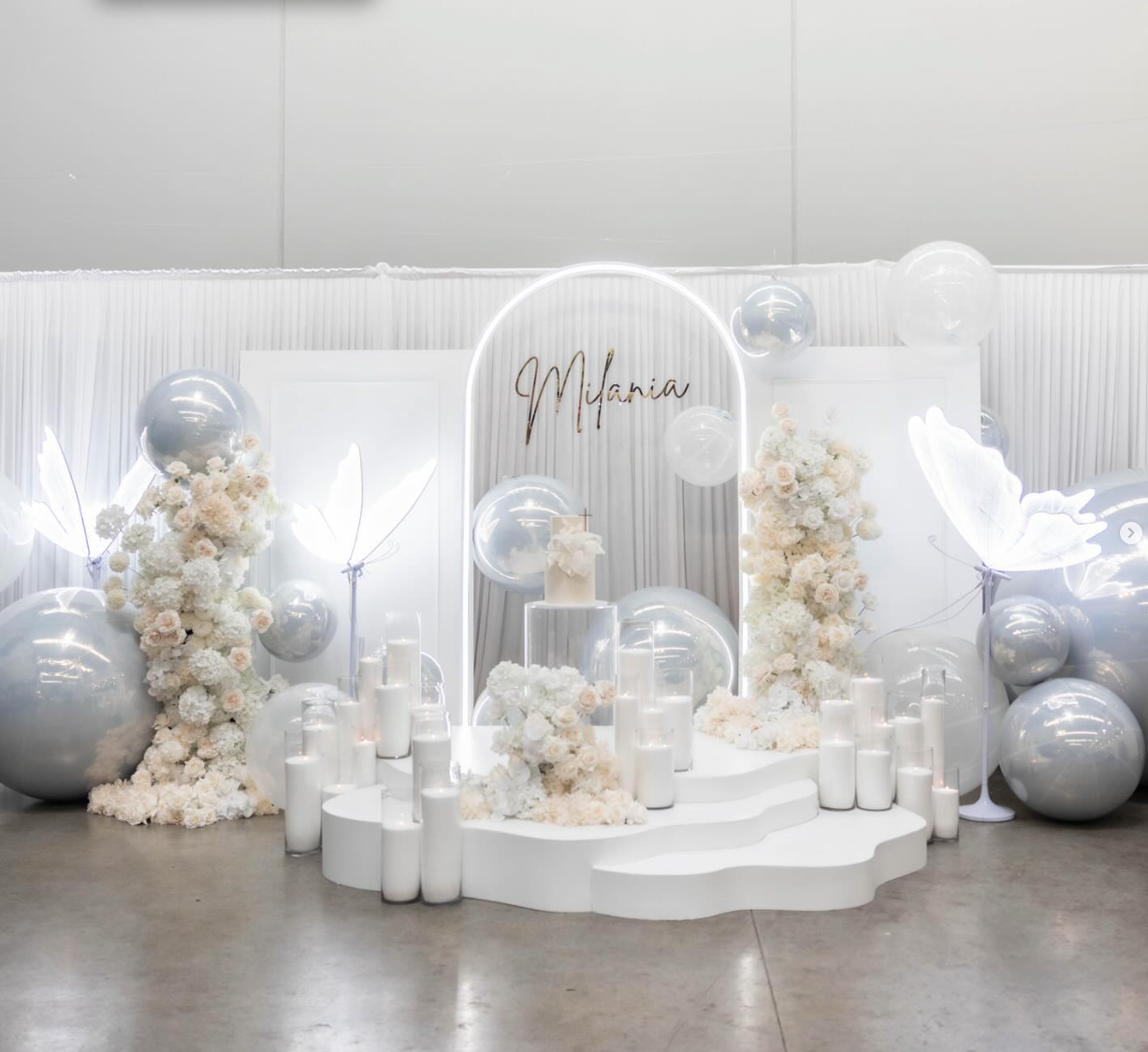 White Color Inflatable Mirror Ball Reusable Big Bubble Shiny Balloon Balls