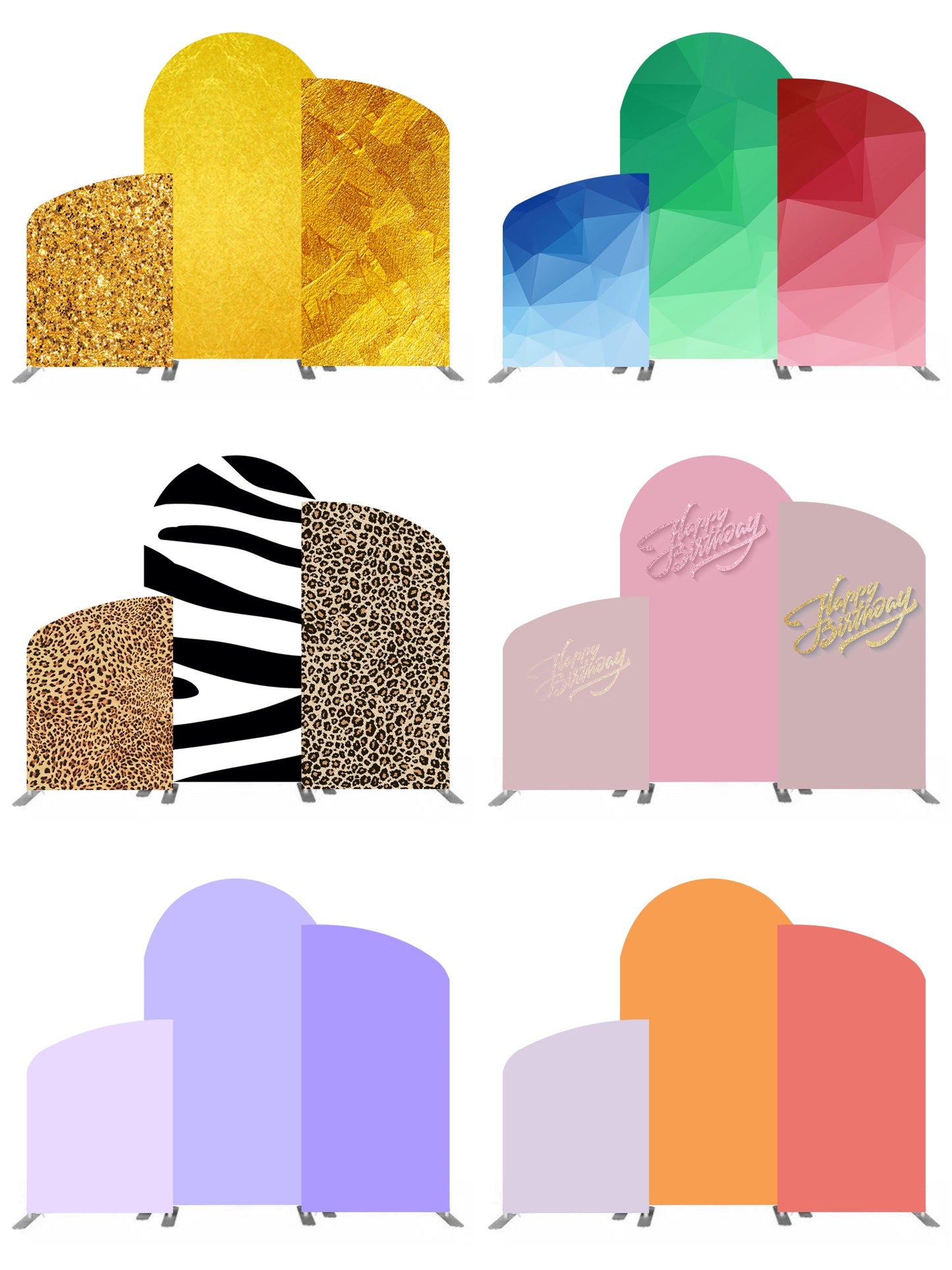 Customized Wedding Birthday Decade Baby Shower Arch Backdrop