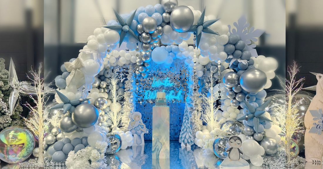 I Created a Luxury Party Backdrop Using a Balloon Arch Stand(A Beginner-Friendly Step-by-Step Guide)