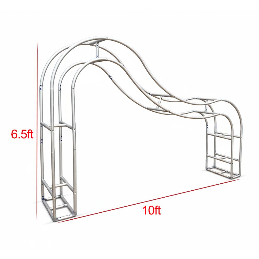 3D  Wave Arches Stand Party Backdrop Stand
