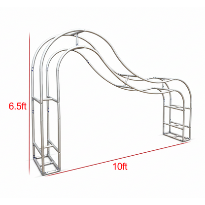 3D  Wave Arches Stand Party Backdrop Stand