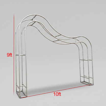 3D  Wave Arches Stand Party Backdrop Stand