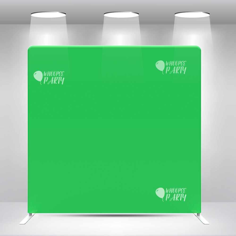 Fondo de fotografía con funda de almohada y pantalla verde Chroma Key