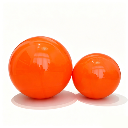 Bola de espejo inflable de color arcoíris iridiscente, reutilizable, de burbujas grandes y brillantes. 