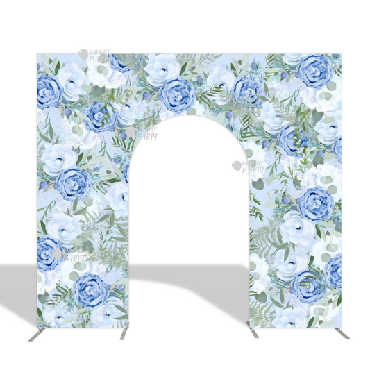 Flower Open Door Welcome Backdrop Wall For Birthday Baby Shower Party Decoration