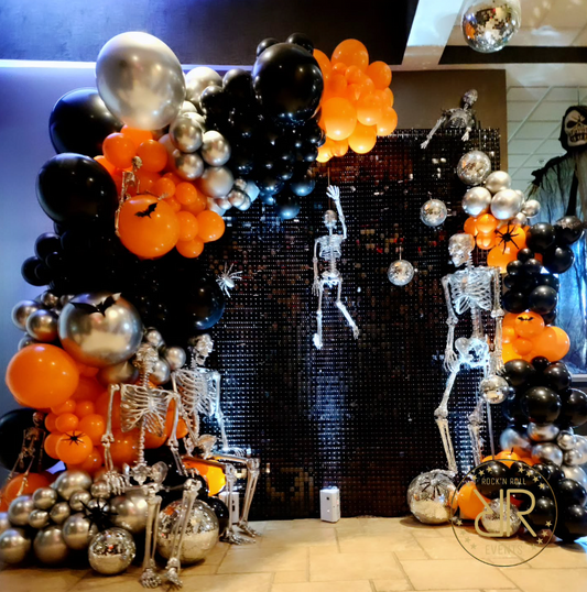 8ft by 8ft Black Sequin Shimmer Backdrop Wall Panels For Birthday Wedding Baby Shower Bridal