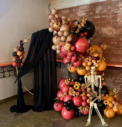 6.6ft Gold Aluminum Alloy Round Circle Balloon Arch Backdrop Stand For Wedding Birthday Baby Shower Party Decoration