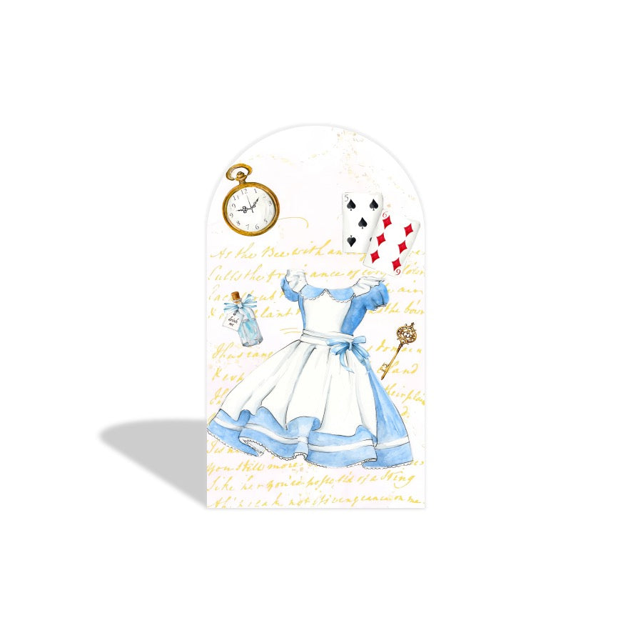The In Wonderland Fairytale Tea Birthday Party Arch Backdrop Wall Cloth Cover